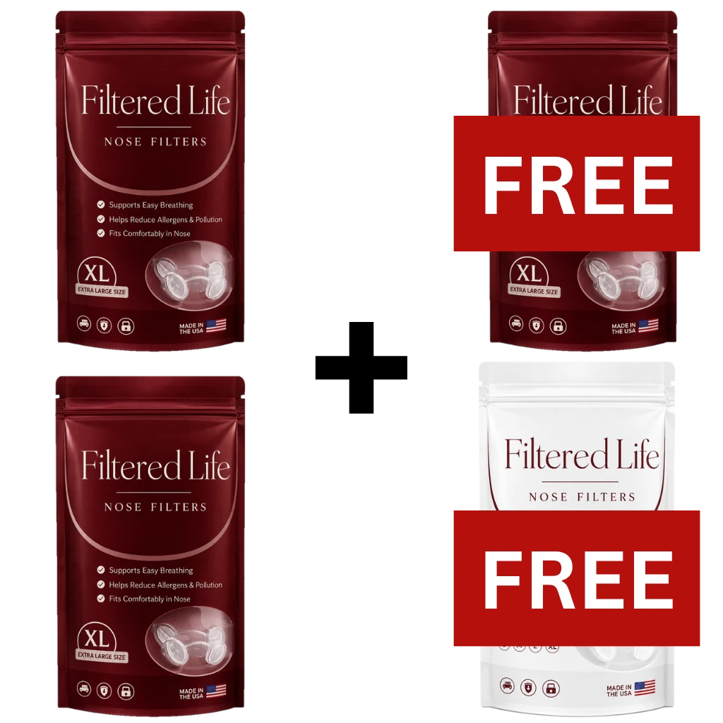 Filtered Life Nose Filters – Buy 2 + Get 2 Free (30-day supply)