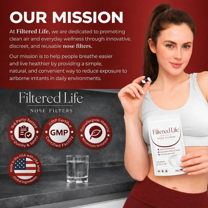 Filtered Life Nose Filters — Breathe Cleaner. Feel More Balanced. Naturally.