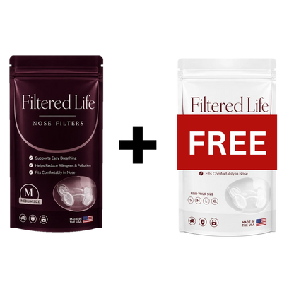 Filtered Life Nose Filters – Buy 1 + Get 1 Free (10-day supply)