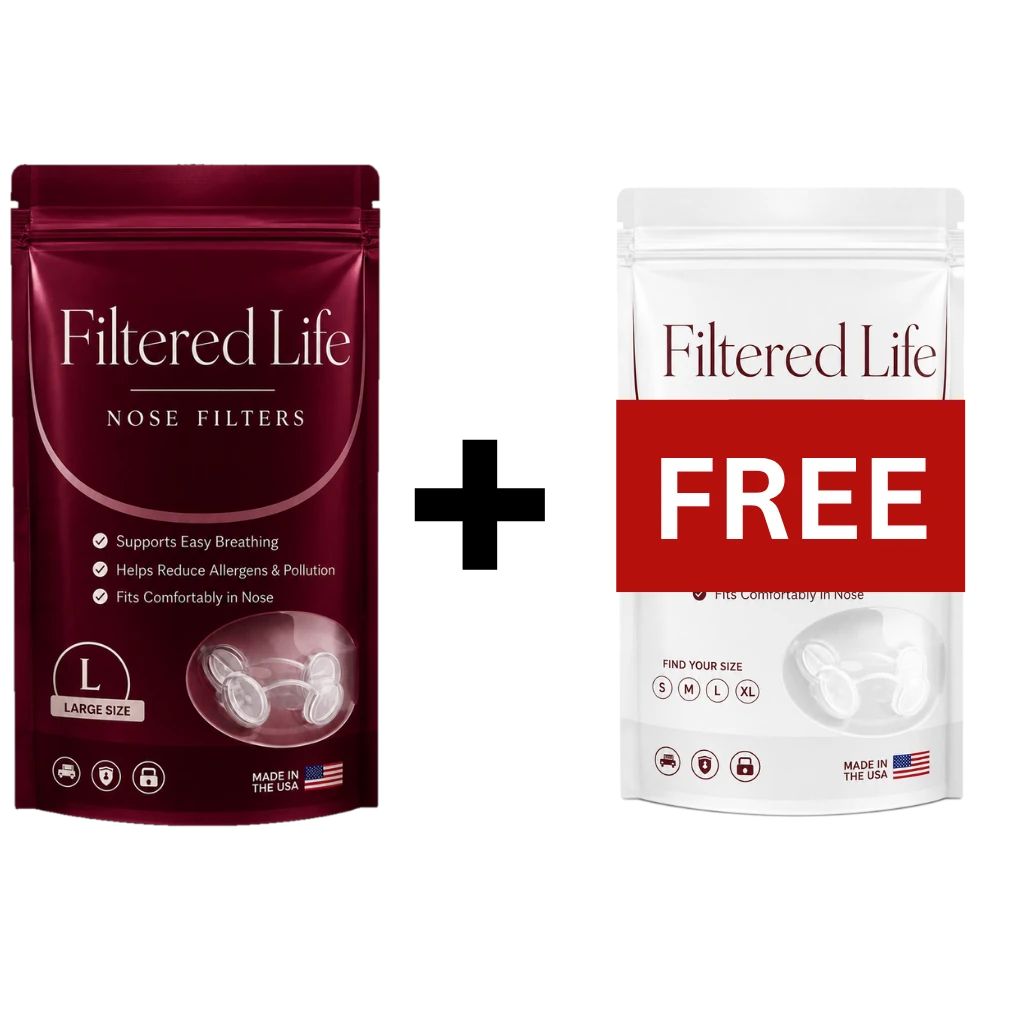 Filtered Life Nose Filters – Buy 1 + Get 1 Free (10-day supply)