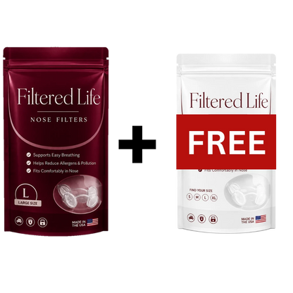 Filtered Life Nose Filters – Buy 1 + Get 1 Free (10-day supply)