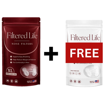 Filtered Life Nose Filters – Buy 1 + Get 1 Free (10-day supply)