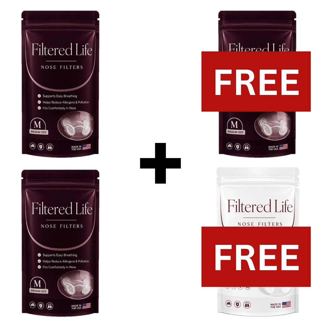 Filtered Life Nose Filters – Buy 2 + Get 2 Free (30-day supply)