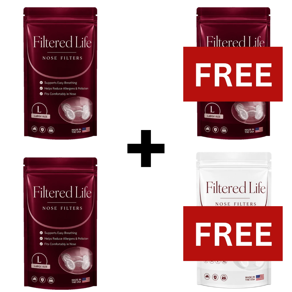 Filtered Life Nose Filters – Buy 2 + Get 2 Free (30-day supply)