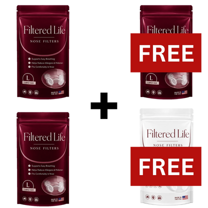 Filtered Life Nose Filters – Buy 2 + Get 2 Free (30-day supply)