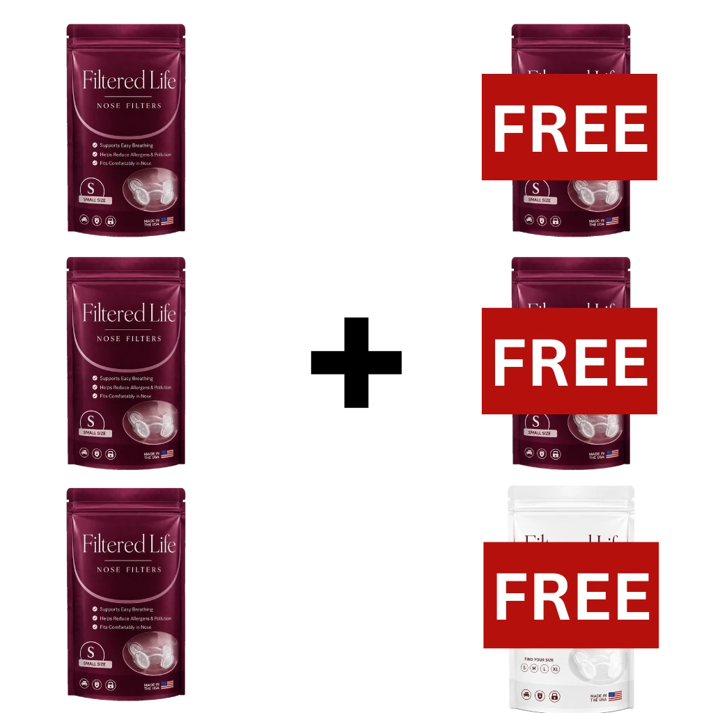 Filtered Life Nose Filters – Buy 3 + Get 3 Free (50-day supply)
