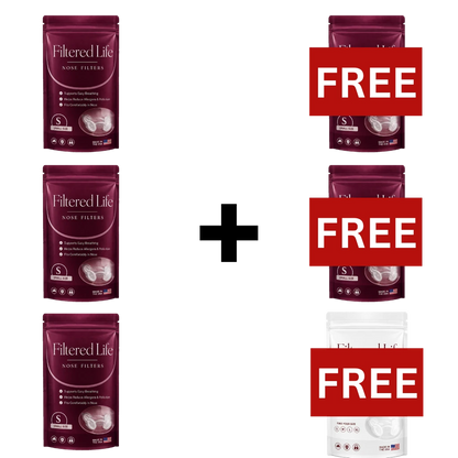 Filtered Life Nose Filters – Buy 3 + Get 3 Free (50-day supply)